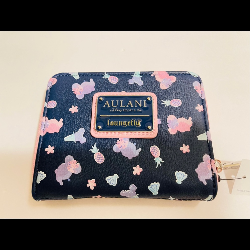 Rare Loungefly Disney Aulani hibiscus wallet
